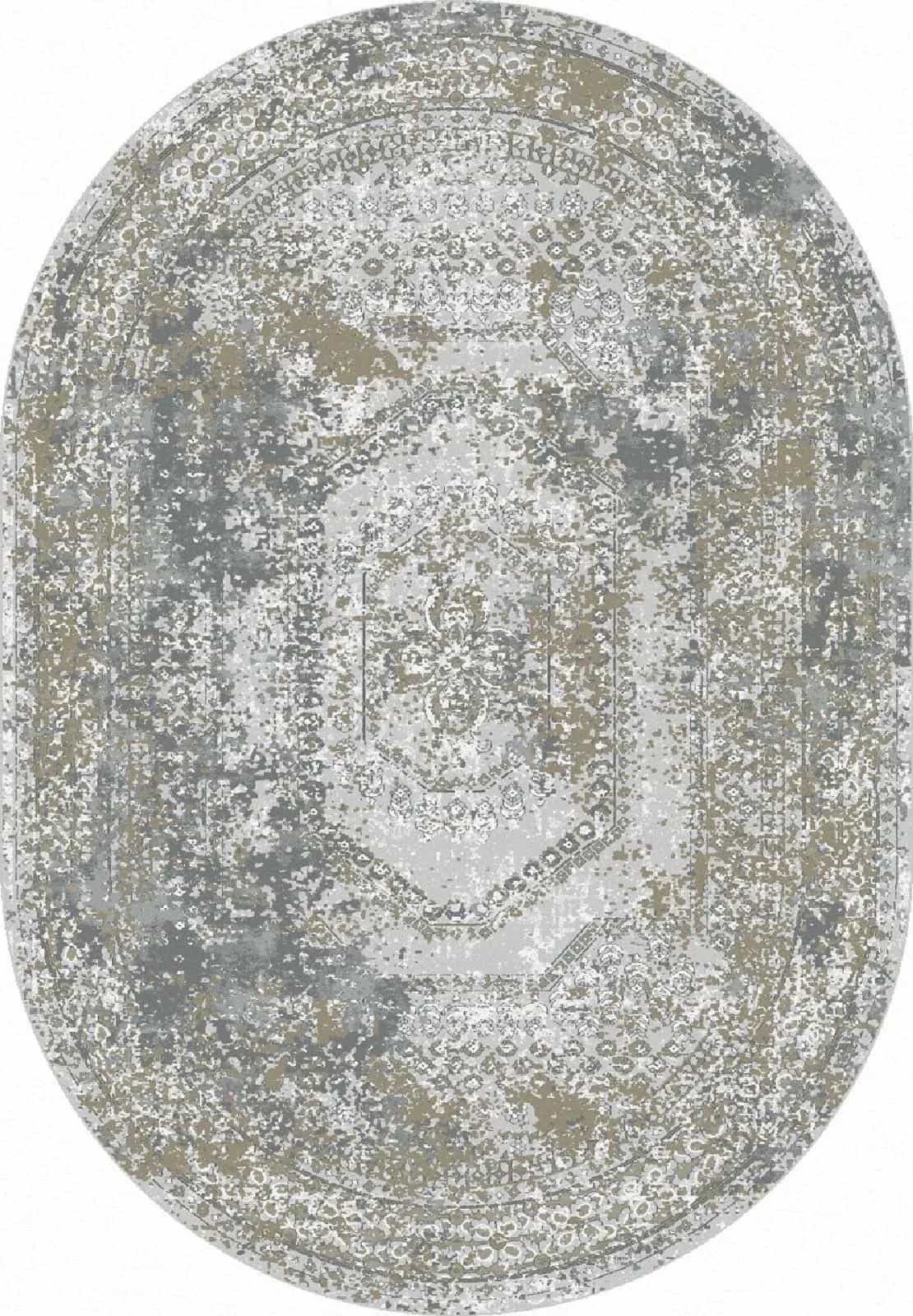 Ковер MERINOS GRAFF F240 GRAY-BEIGE Овал Овал 2x2.9м
