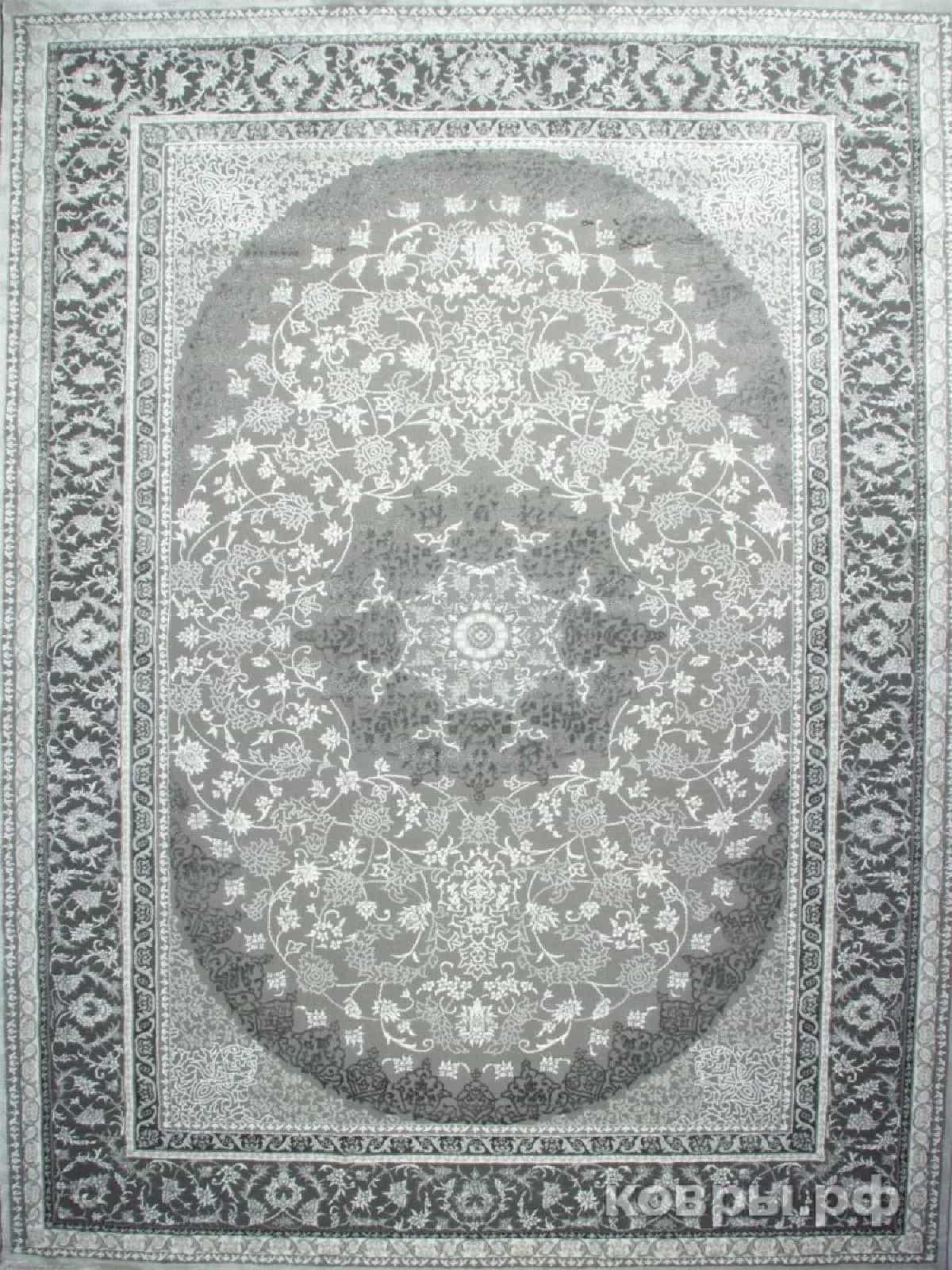 Ковер Ковер KARMEN HALI ARMINA GA007G GREY / GREY Круг 2x2м