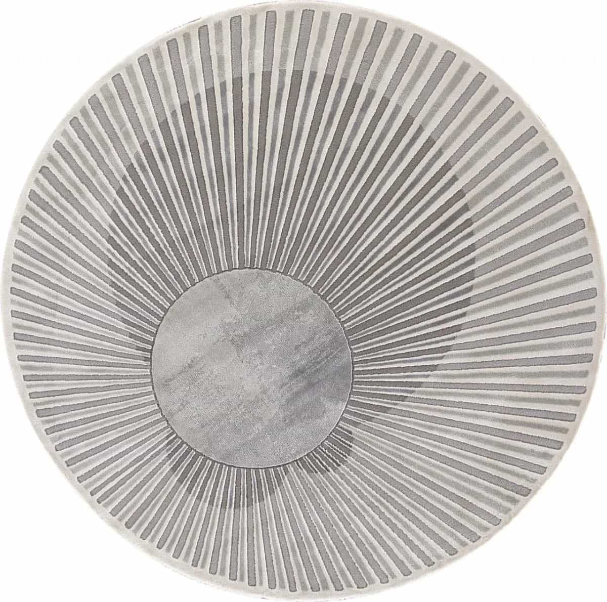Ковер Ковер KARMEN HALI SAFIR 00837G GREY / GREY Круг 1.95x1.95м