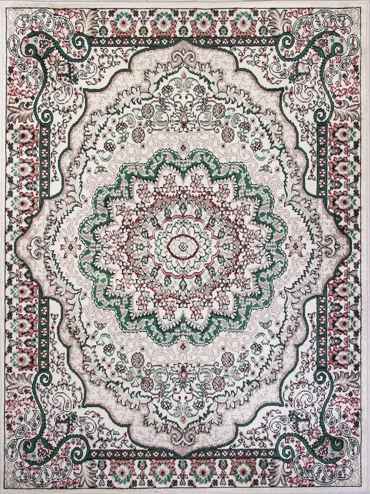 Ковер Ковер Классический MERINOS DARGA F670 CREAM-GREEN 3x5м
