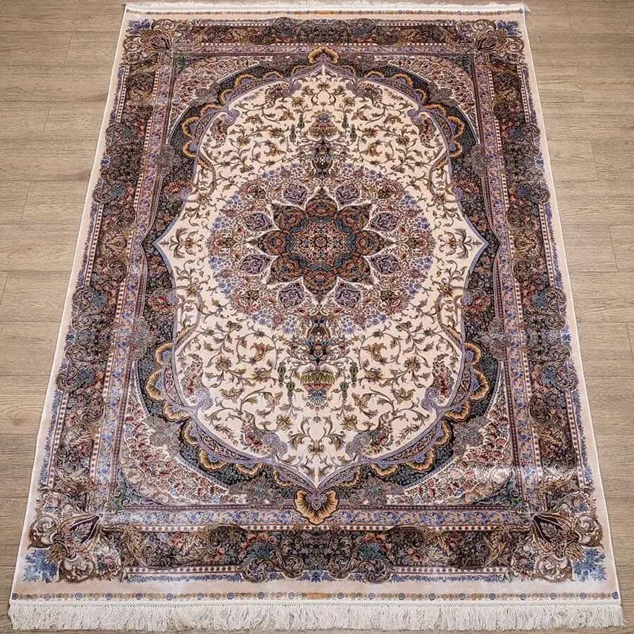 Ковер Milat Qum 2004A CREAM / NAVY 0.8x1.5м