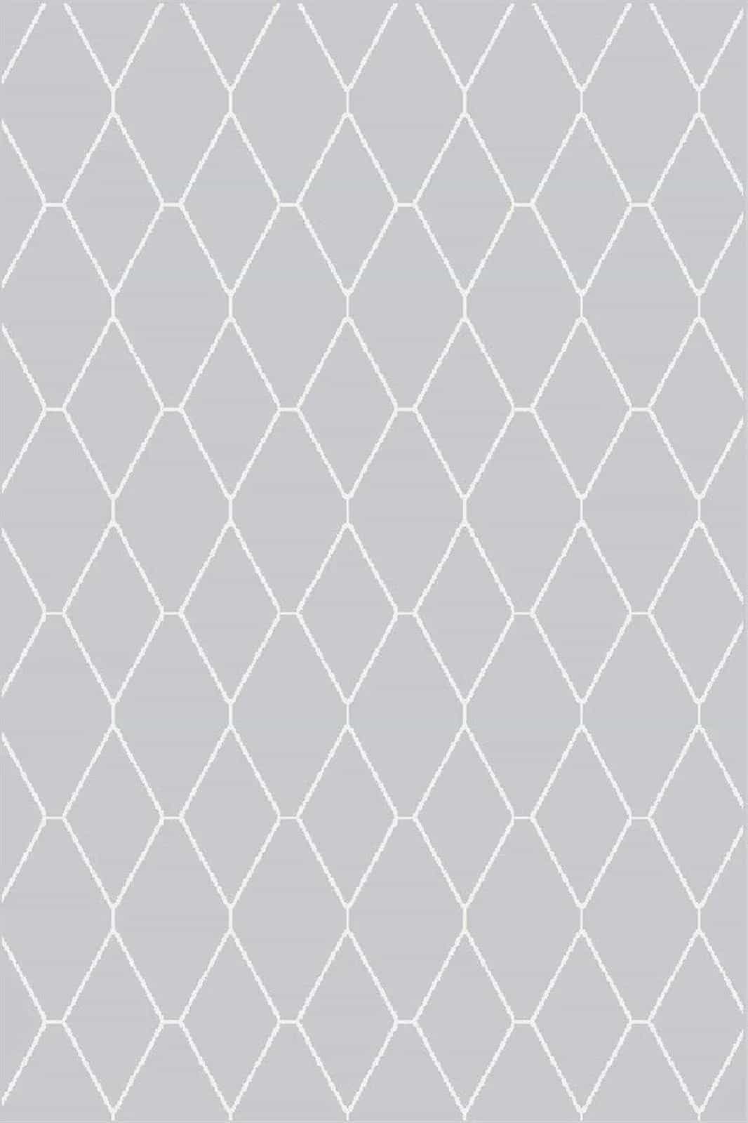 Ковер Devos Caby Ambiance 81228 Silver-White 2.4x3.3м
