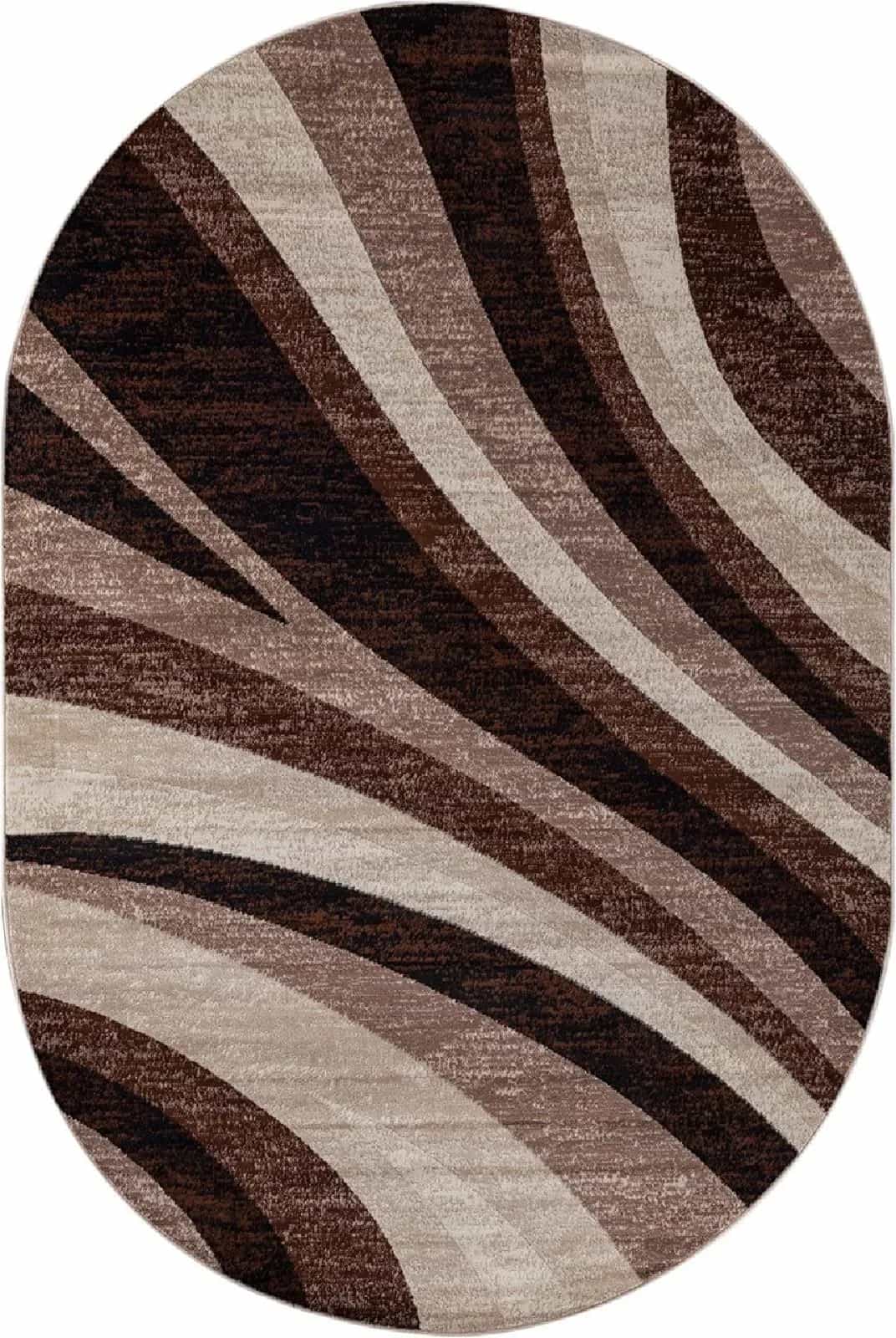 Ковер MERINOS GAVANA d234 BEIGE Овал Овал 1.5x1.9м