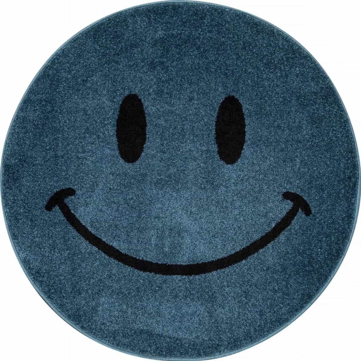 Ковер Ковер MERINOS SMILE 2 NC19 BLUE Круг 1x1м