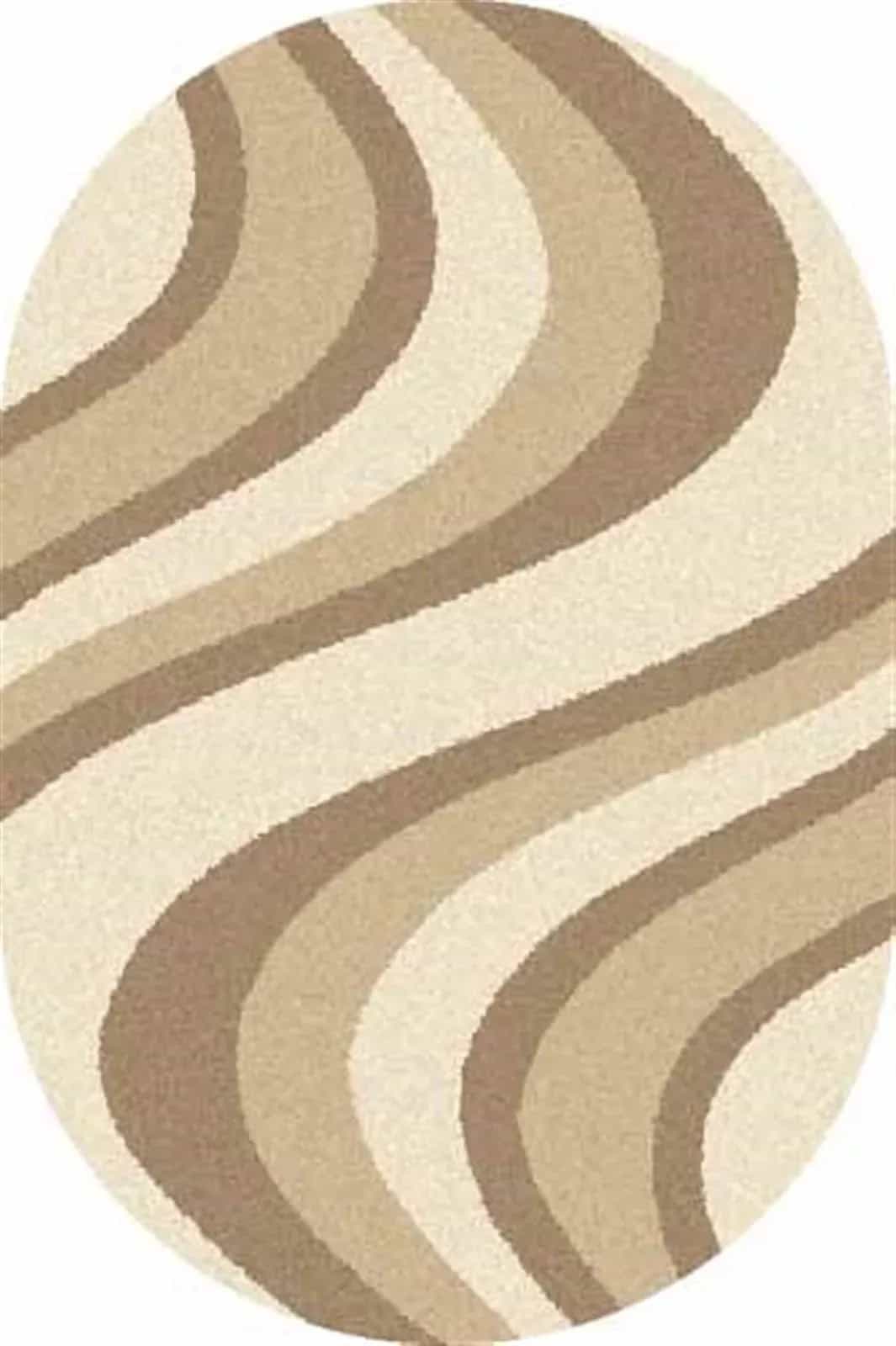 Ковер Merinos Platinum t617 CREAM Овал Овал 2x5м