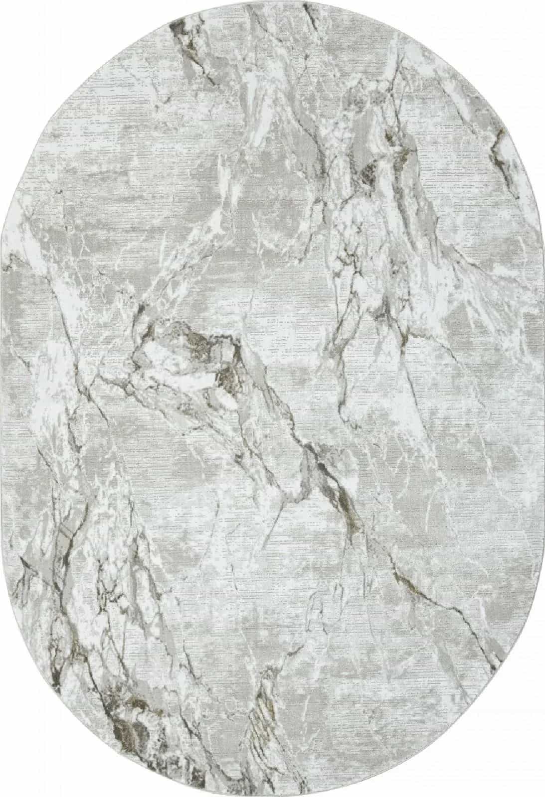 Ковер KARMEN HALI NENSI GL071E BROWN / BROWN Овал Овал 1.95x2.9м