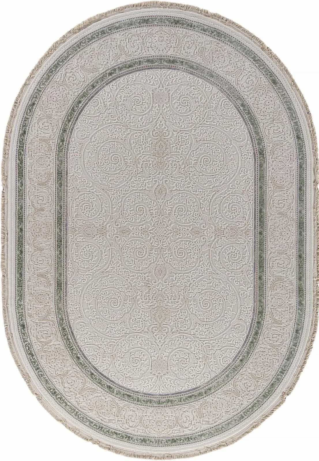 Ковер Ковер Классический DURKAR MELODY 30896U CREAM / CREAM Овал 0.8x1.5м