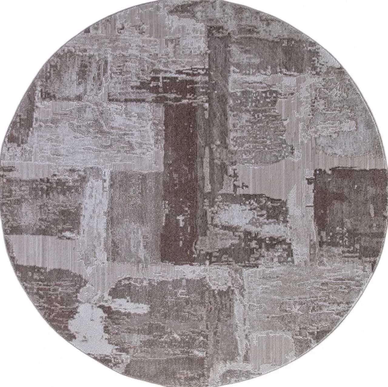 Ковер KARMEN HALI ARMINA 03710A BROWN / BROWN Круг Круг 3x3м
