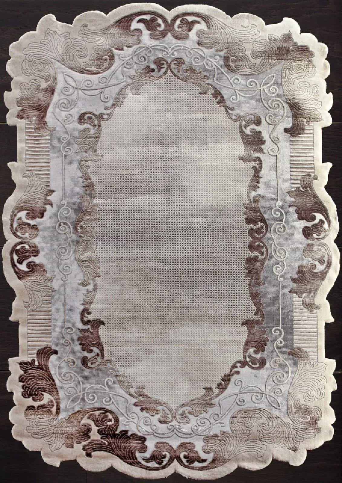 Ковер KARMEN HALI SAFIR 00857C GREY / BROWN 1.56x2.3м