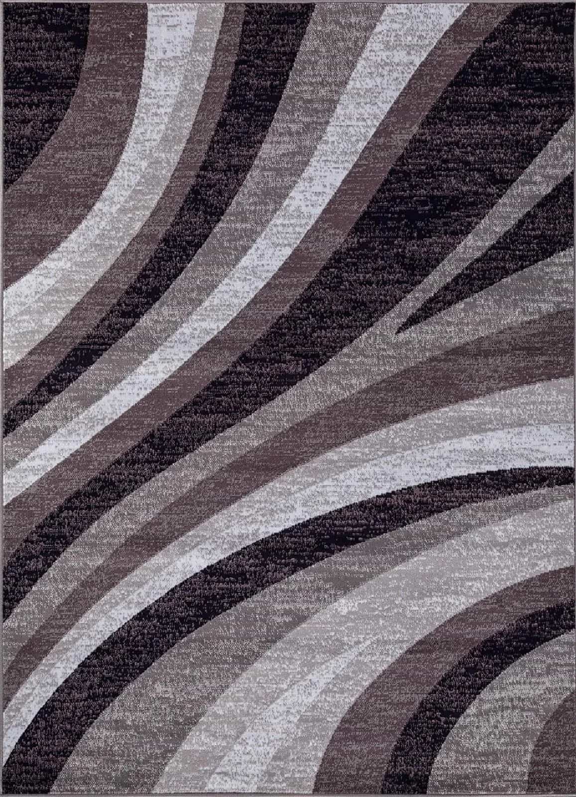 Ковер MERINOS SILVER d234 GRAY-PURPLE 2x4м