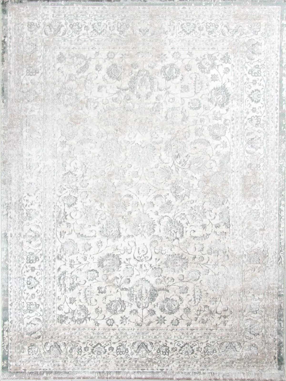 Ковер Ковер Классический SAHAN LILY 8504A S.WHITE / P.GREEN 1.96x2.9м