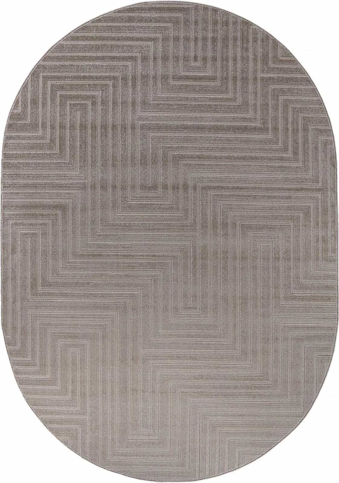 Ковер Ковер MERINOS DIOS F412 LIGHT BEIGE Овал 1.6x2.3м