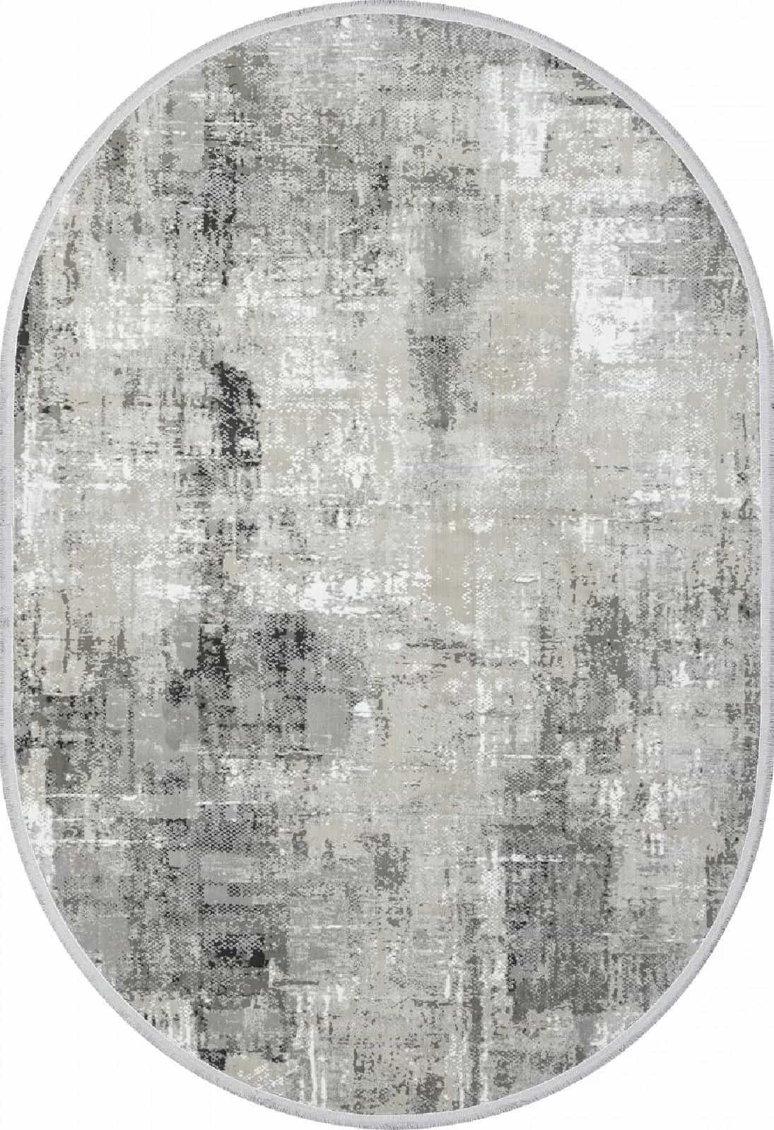 Ковер VALENTIS LORENZO C288AG GREY / ANTRACITE Овал Овал 0.8x1.5м