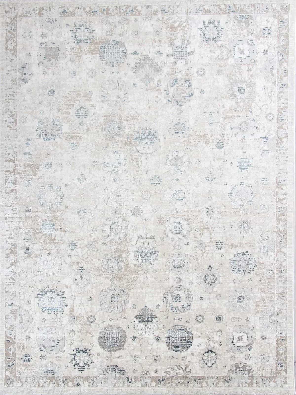 Ковер Ковер Классический SAHAN LILY 9312A S.WHITE / P.BLUE 1.96x2.9м