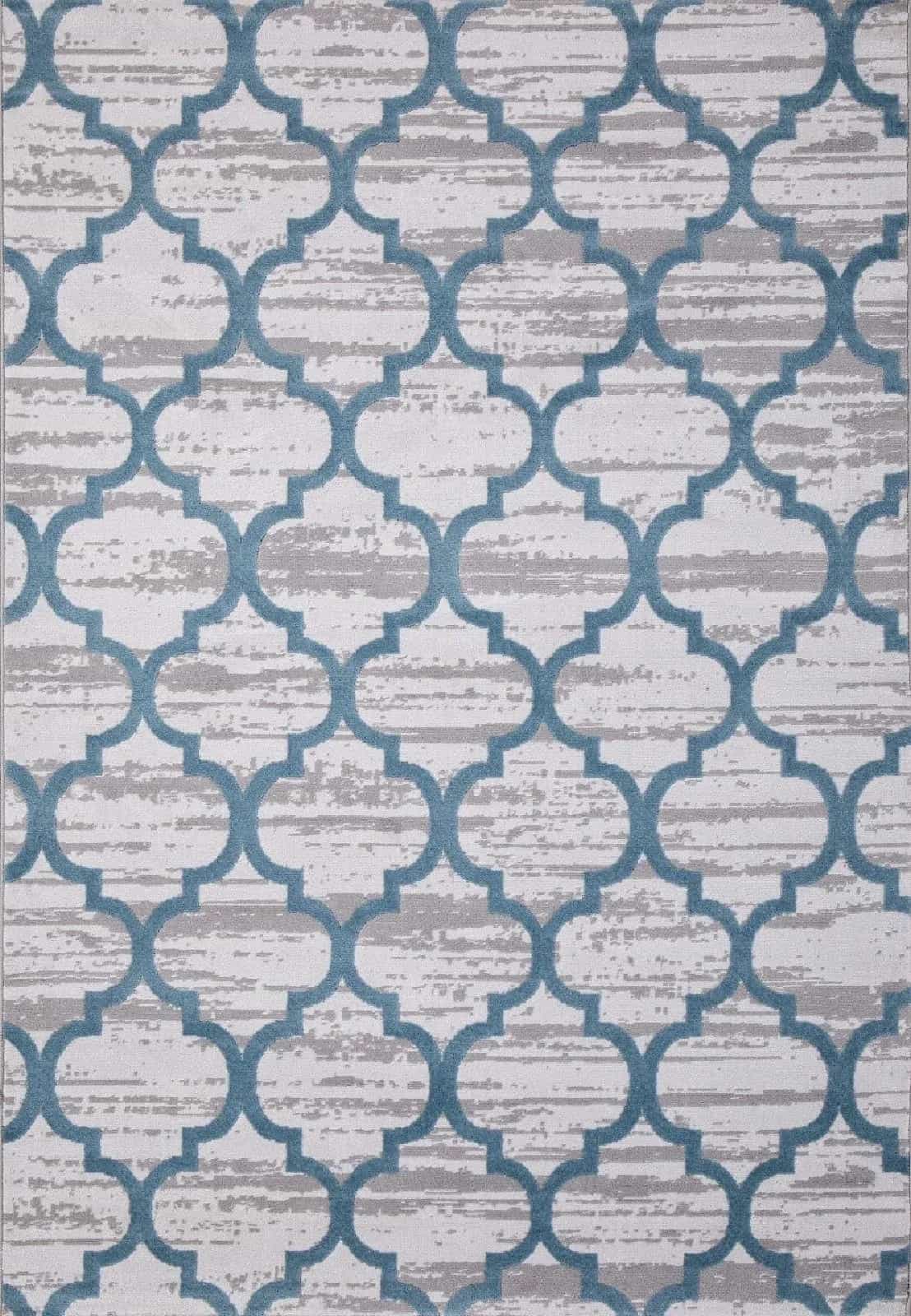 Ковер ARDA Valentino M012A D.GREY SHRINK / L.BLUE HEATSET 3x4м