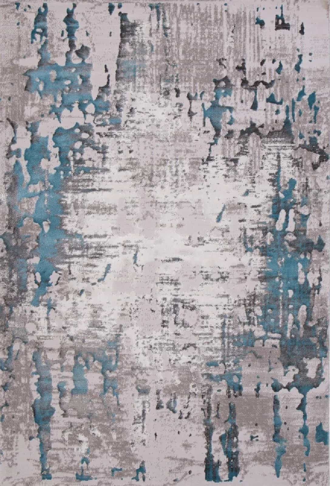 Ковер ARDA TEMPO 0101TA GREY / L.BLUE 0.8x1.5м