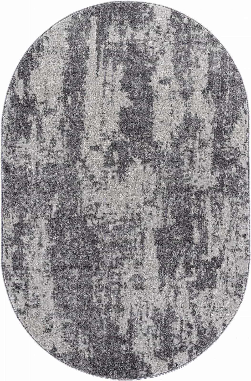 Ковер Ковер Современный MERINOS NATUREL F229 GRAY Овал 1x2м