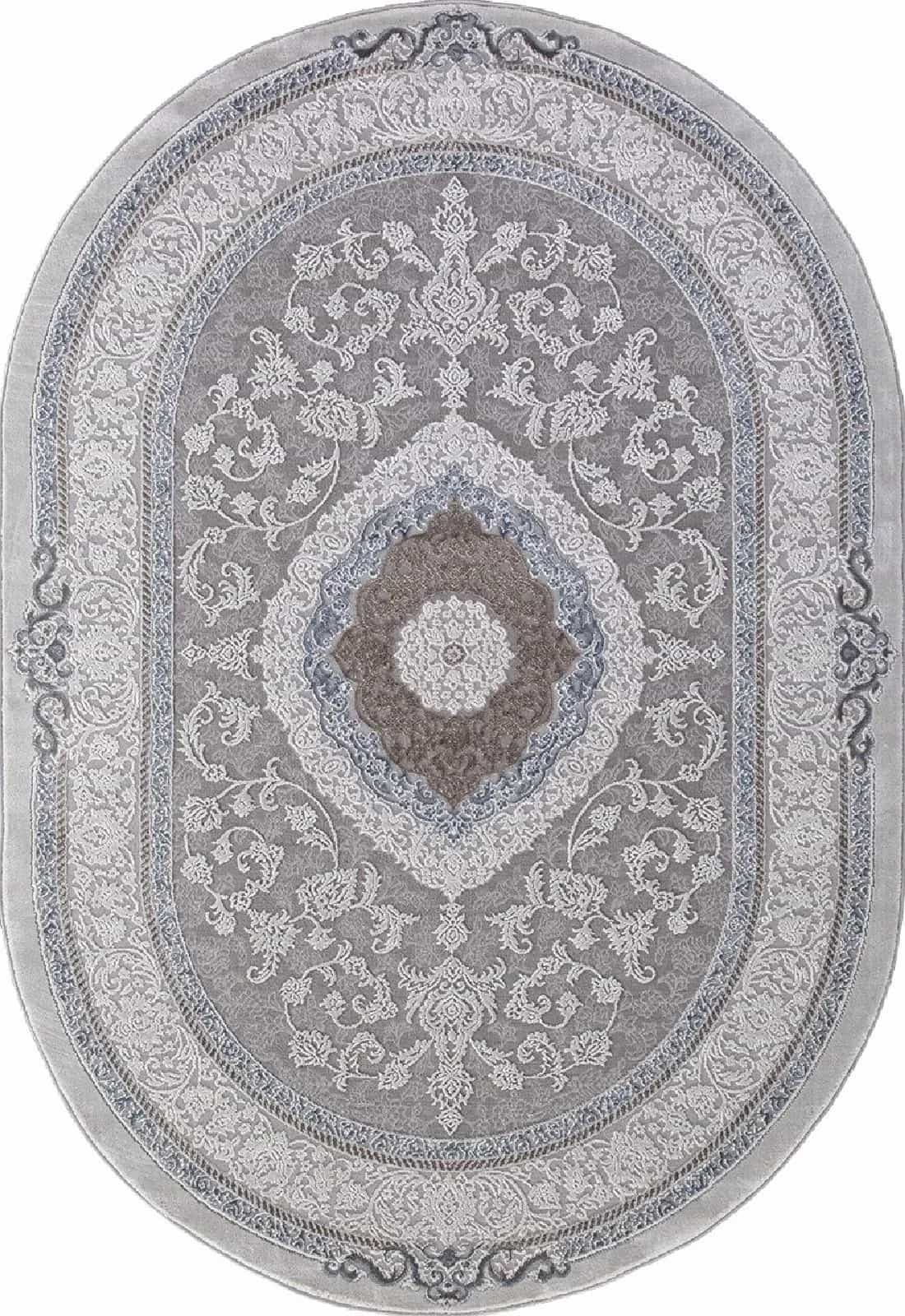 Ковер KARMEN HALI ARMINA 03874A BLUE / BLUE Овал Овал 2x2.9м