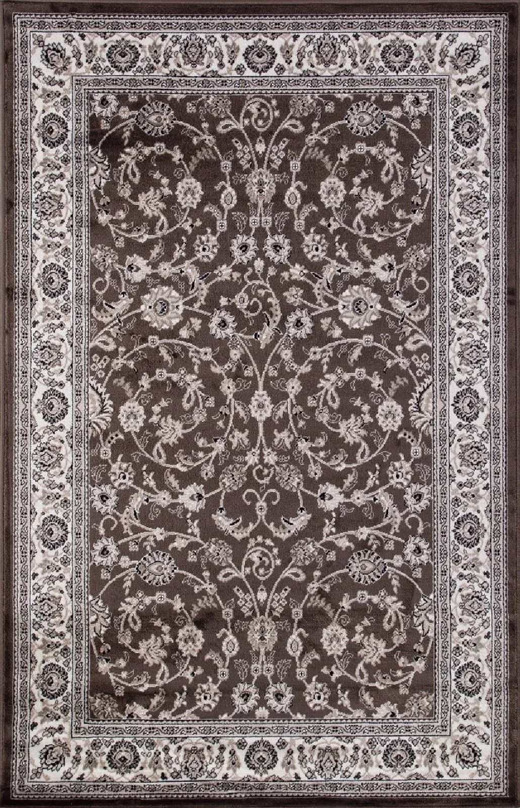 Ковер Merinos Valencia Deluxe d251 BROWN 1.5x3м