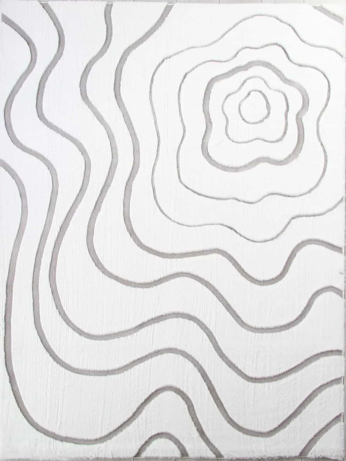 Ковер Ковер Современный PIXEL RABBIT CARVING PX4004 CREAM / GREY 1.6x2.3м