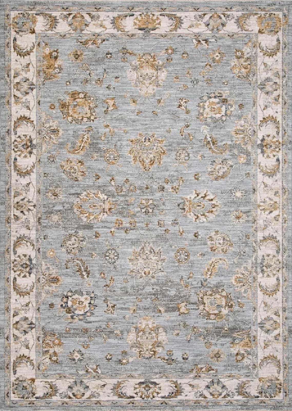 Ковер LYSANDRA HALI MUMBAI L0729B BLUE 1.6x2.3м