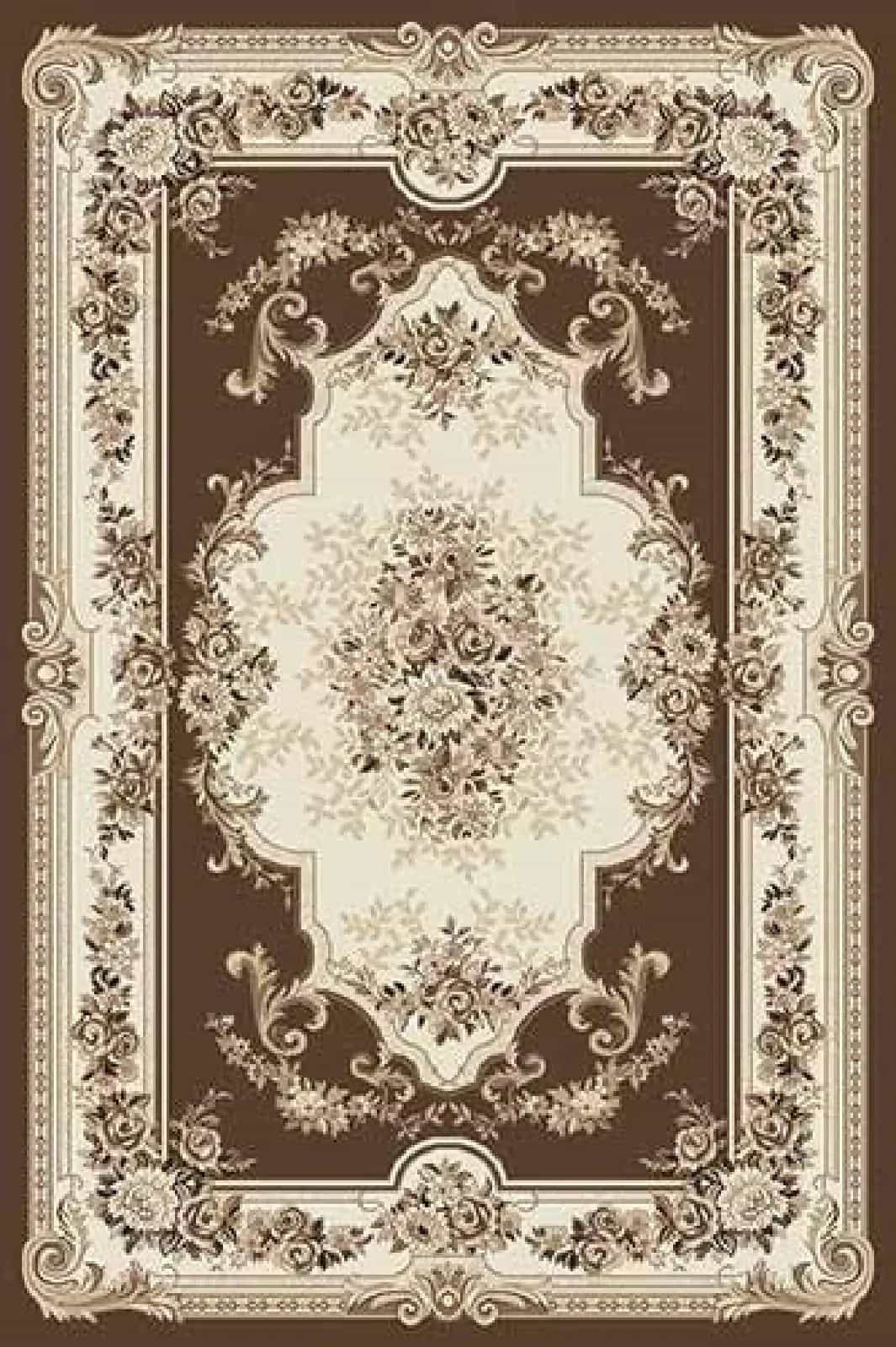 Ковер Merinos Valencia Deluxe 4015 BROWN 1.5x2.3м