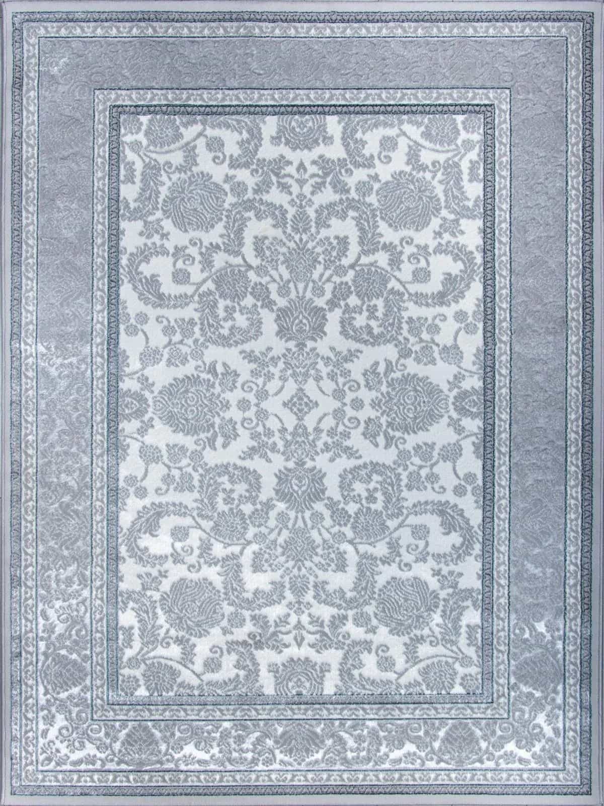 Ковер Ковер ALFA CARPET DALIDA 20812A WHITE / L.GREY 3x4м