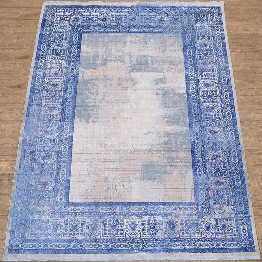 Ковер Milat Art Deco 3035A CREAM2 / BLUE2 1.6x2.3м
