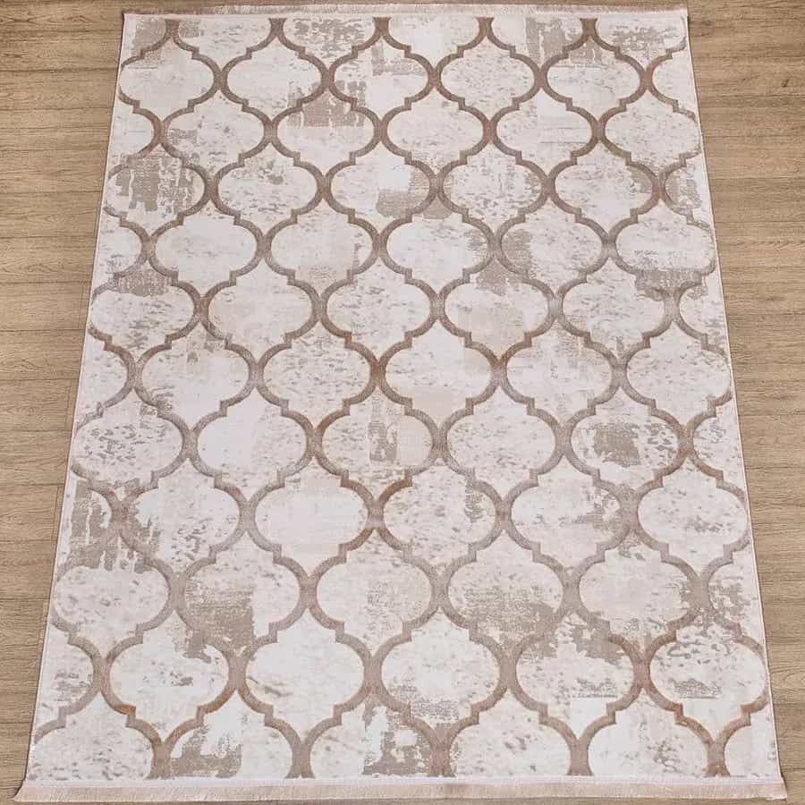 Ковер Karmen hali Ascona 4100B BEJ FLOS / BEJ FLOS 0.8x1.5м