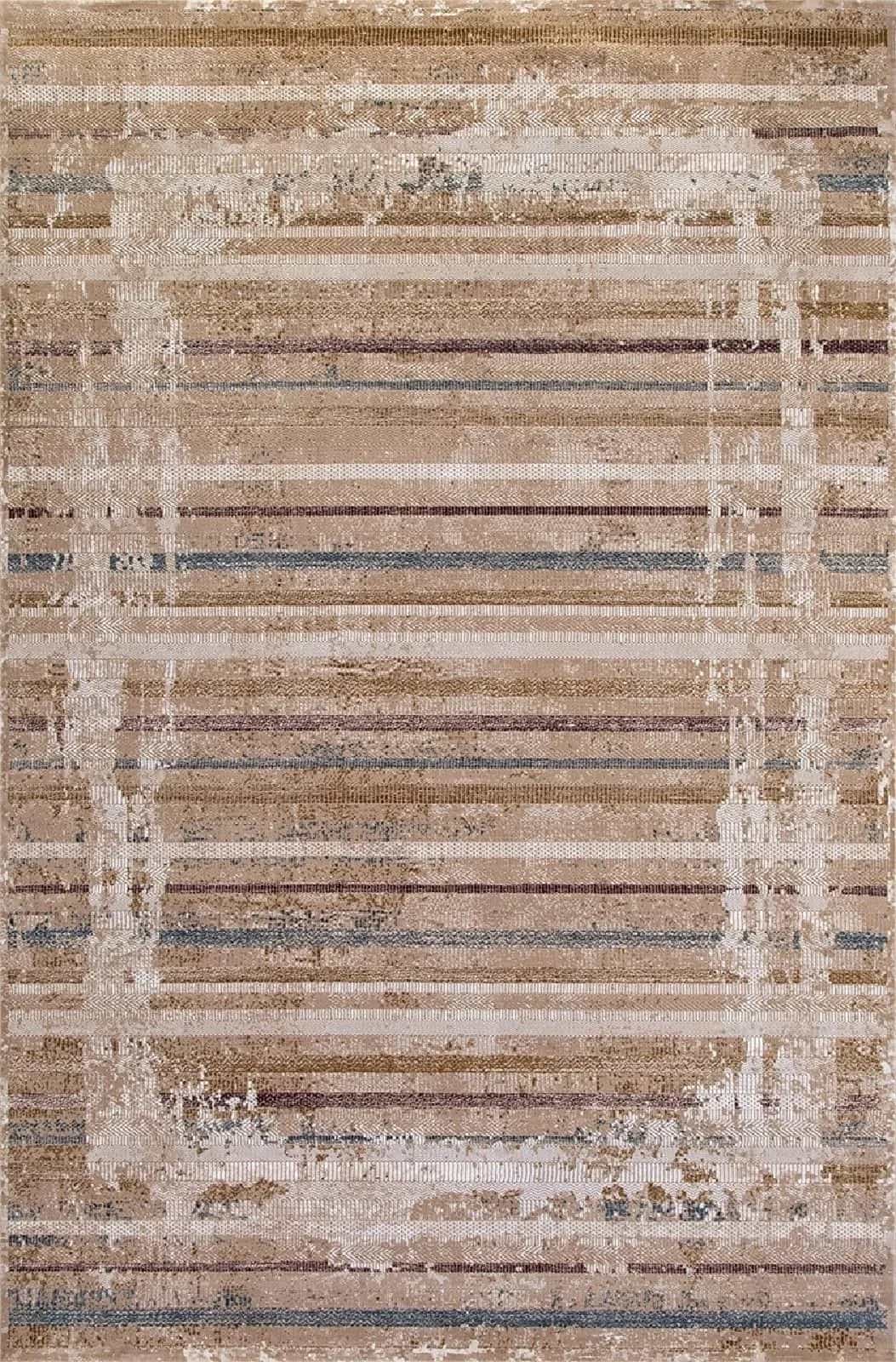Ковер KARMEN HALI QUANTUM 03003B BROWN / BROWN 0.78x1.5м