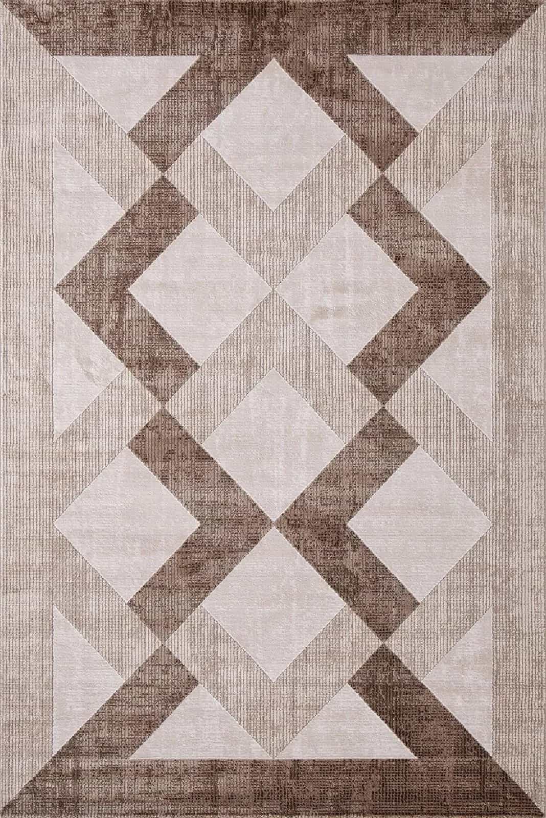 Ковер KARMEN HALI PANAMA PN014B BROWN / BROWN 0.78x1.5м