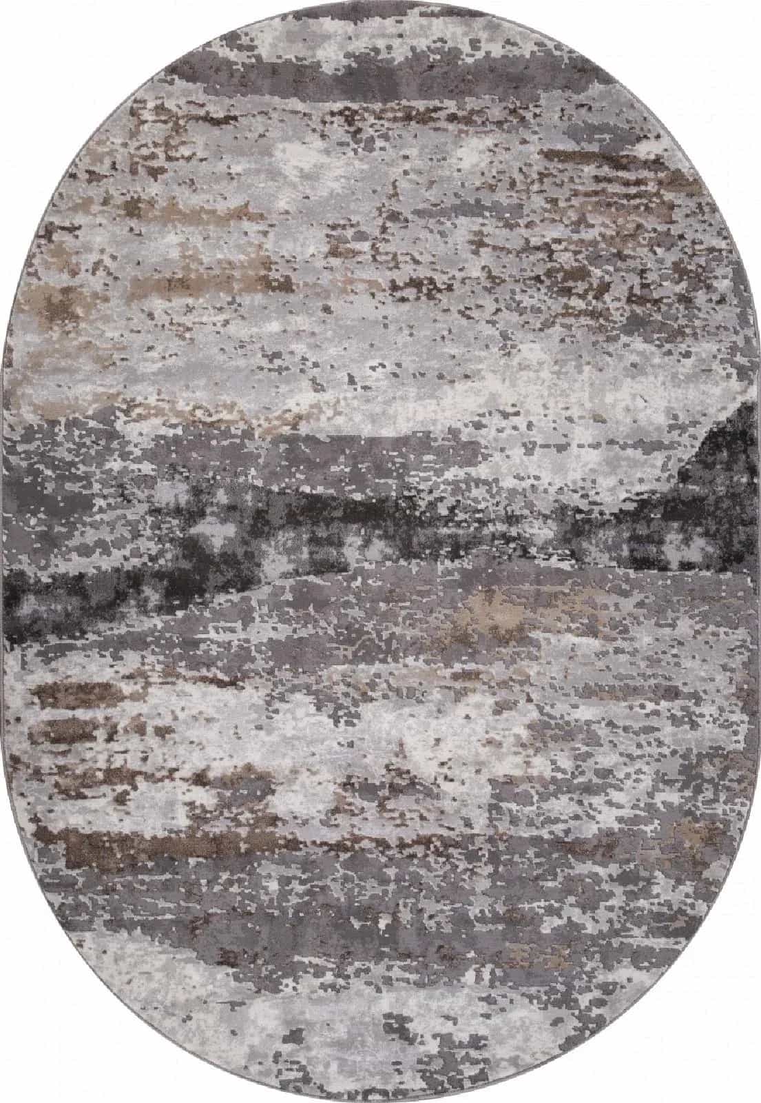 Ковер MERINOS GRAFF 2788 GRAY-BEIGE Овал Овал 2.8x3.8м