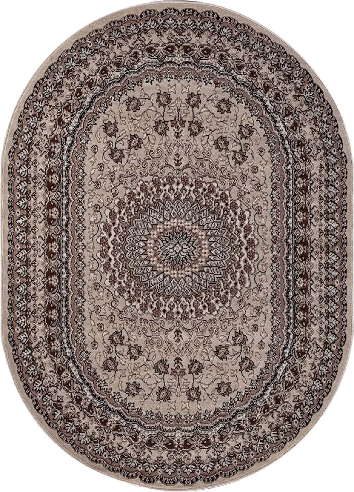 Ковер MERINOS GAVANA D504 BEIGE Овал Овал 3x5м