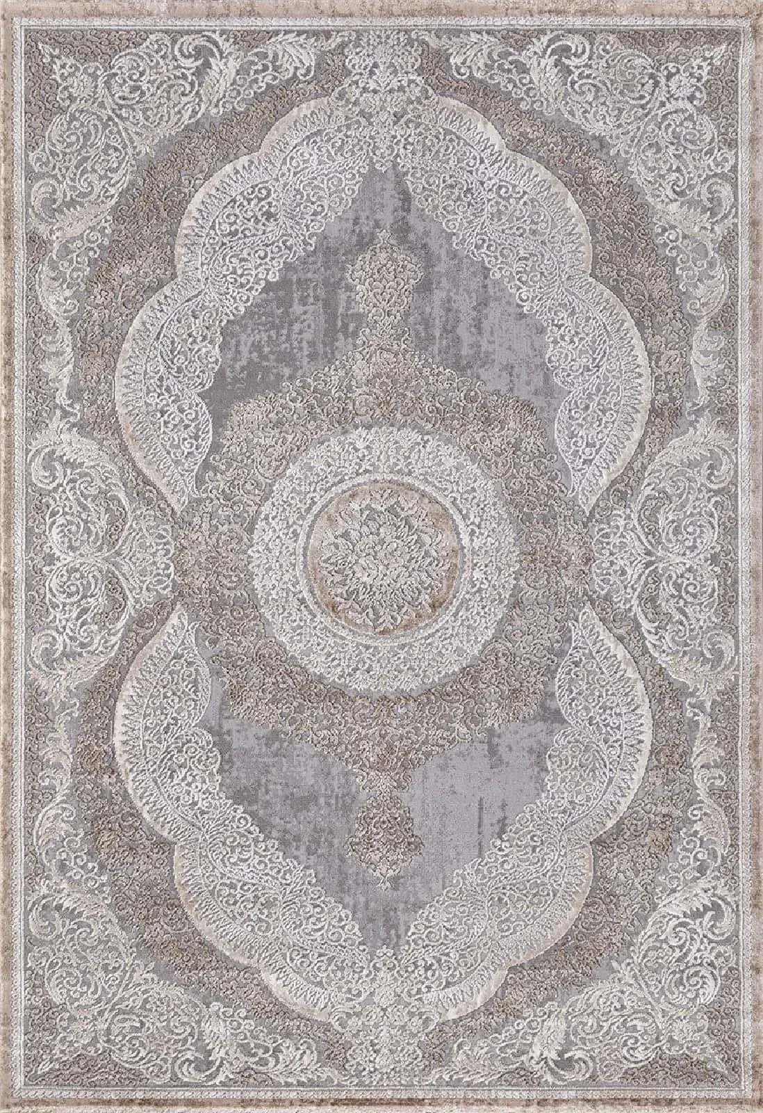Ковер KARMEN HALI ARMINA 03880C GREY / BROWN 2.4x5м