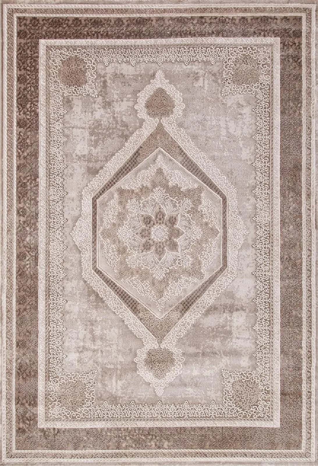 Ковер KARMEN HALI ARMINA 04037A BROWN / BROWN 2.4x5м