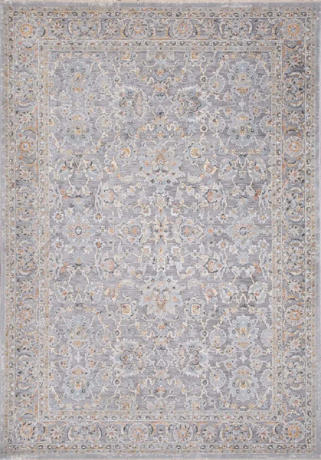Ковер LYSANDRA HALI PETRA L0761C LIGHT GRAY 3x3.8м