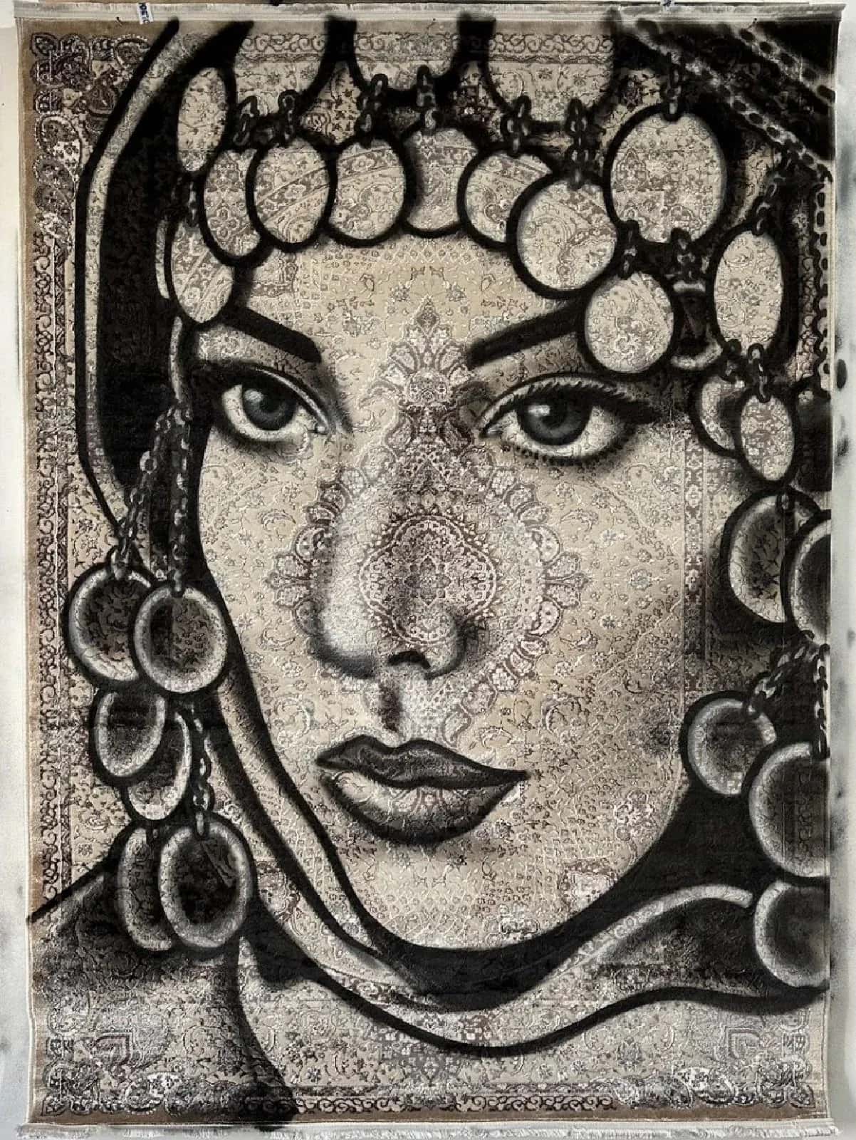 Ковер Ковер ARTWORK PICTURES PC 53 GRAY-BEIGE Портрет 1.6x2.3м