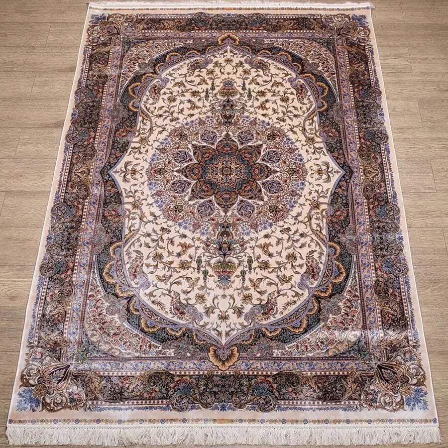 Ковер Milat Qum 2004A CREAM / NAVY 0.8x1.5м