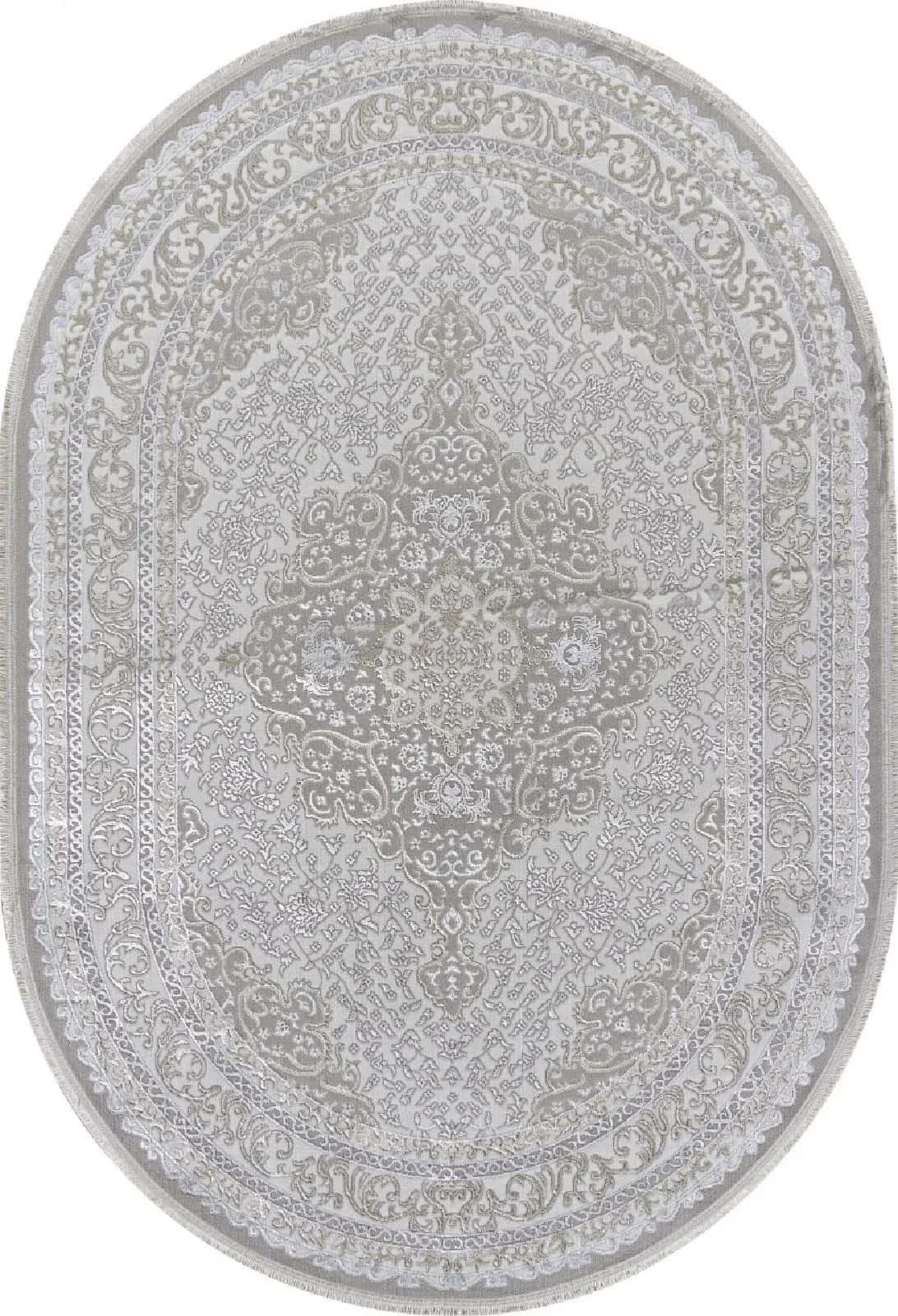 Ковер Ковер Классический ARDA EFSAN Q011A BEIGE SHRINK / BEIGE FDY Овал Овал 0.8x1.5м