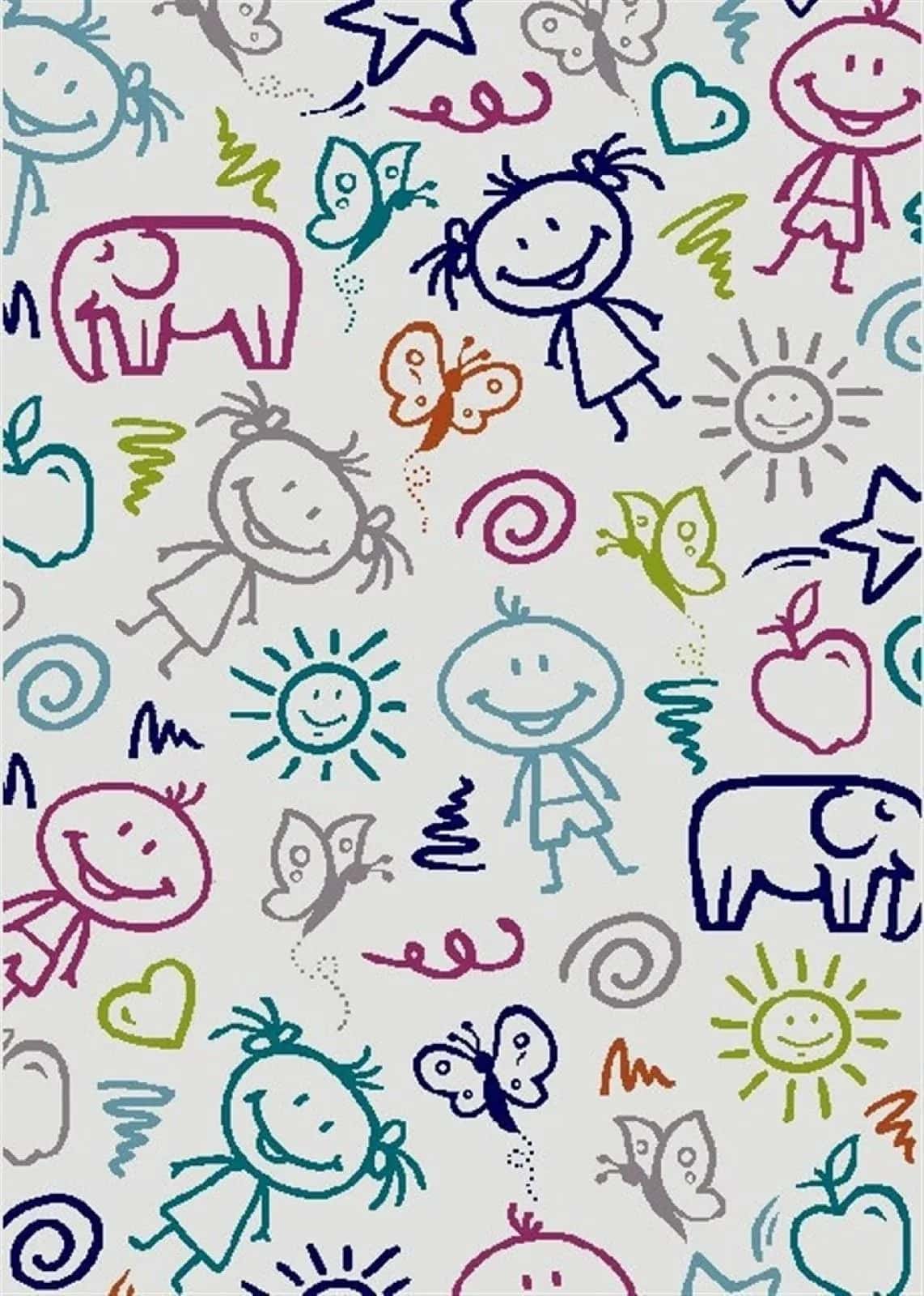 Ковер Oriental Weavеrs Sonic kids 8123 ia1y 2.4x3.4м