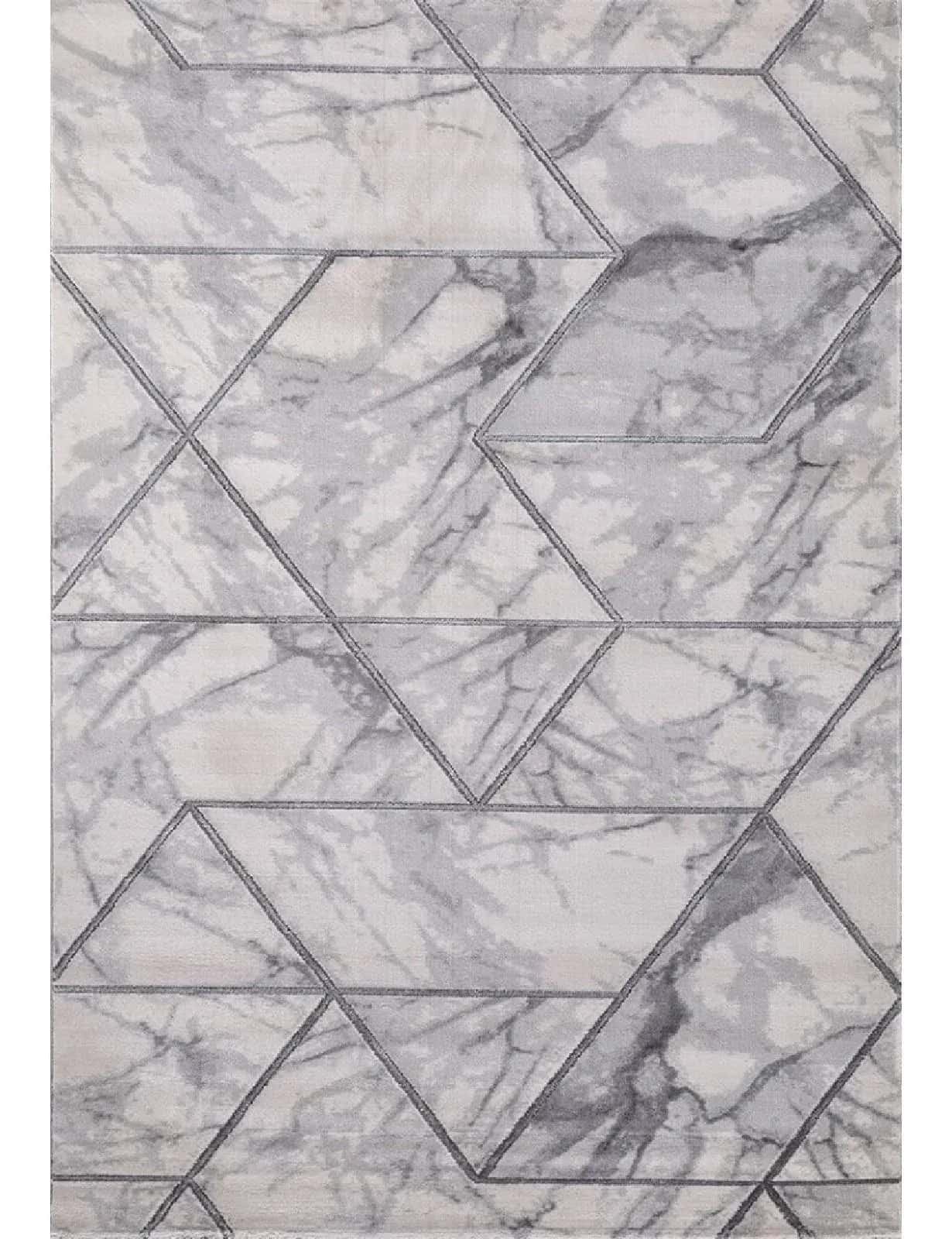 Ковер KARMEN HALI OMEGA 04457S SILVER / SILVER 3x4м