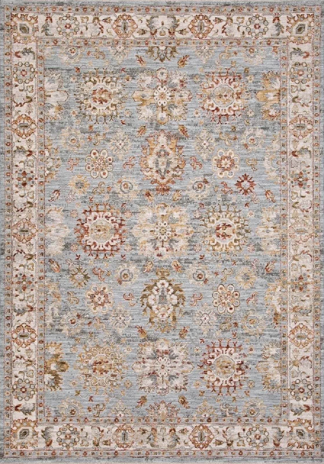 Ковер LYSANDRA HALI MUMBAI L0735A LIGHT GRAY 3x3.8м