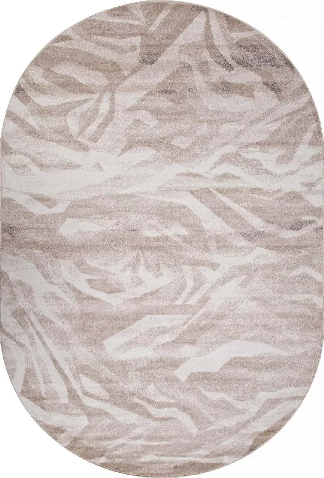 Ковер MERINOS NATUREL D989 BEIGE Овал Овал 2.5x3.5м