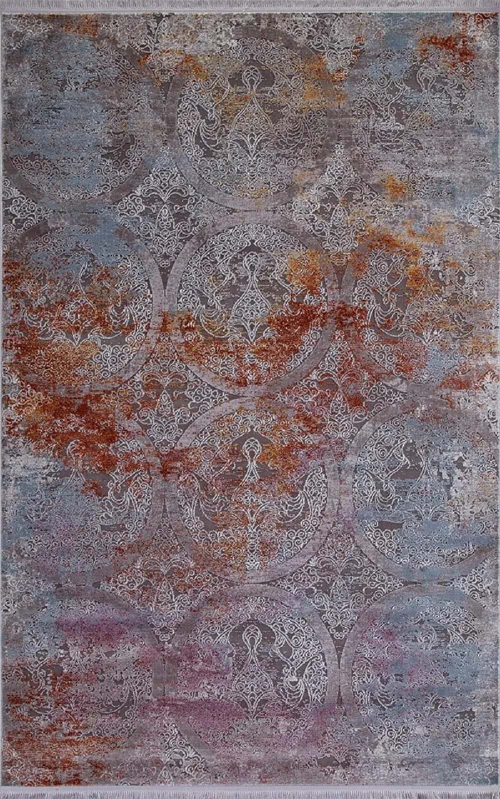 Ковер KARMEN HALI RIM 05705G GREY / GREY 2.85x4м
