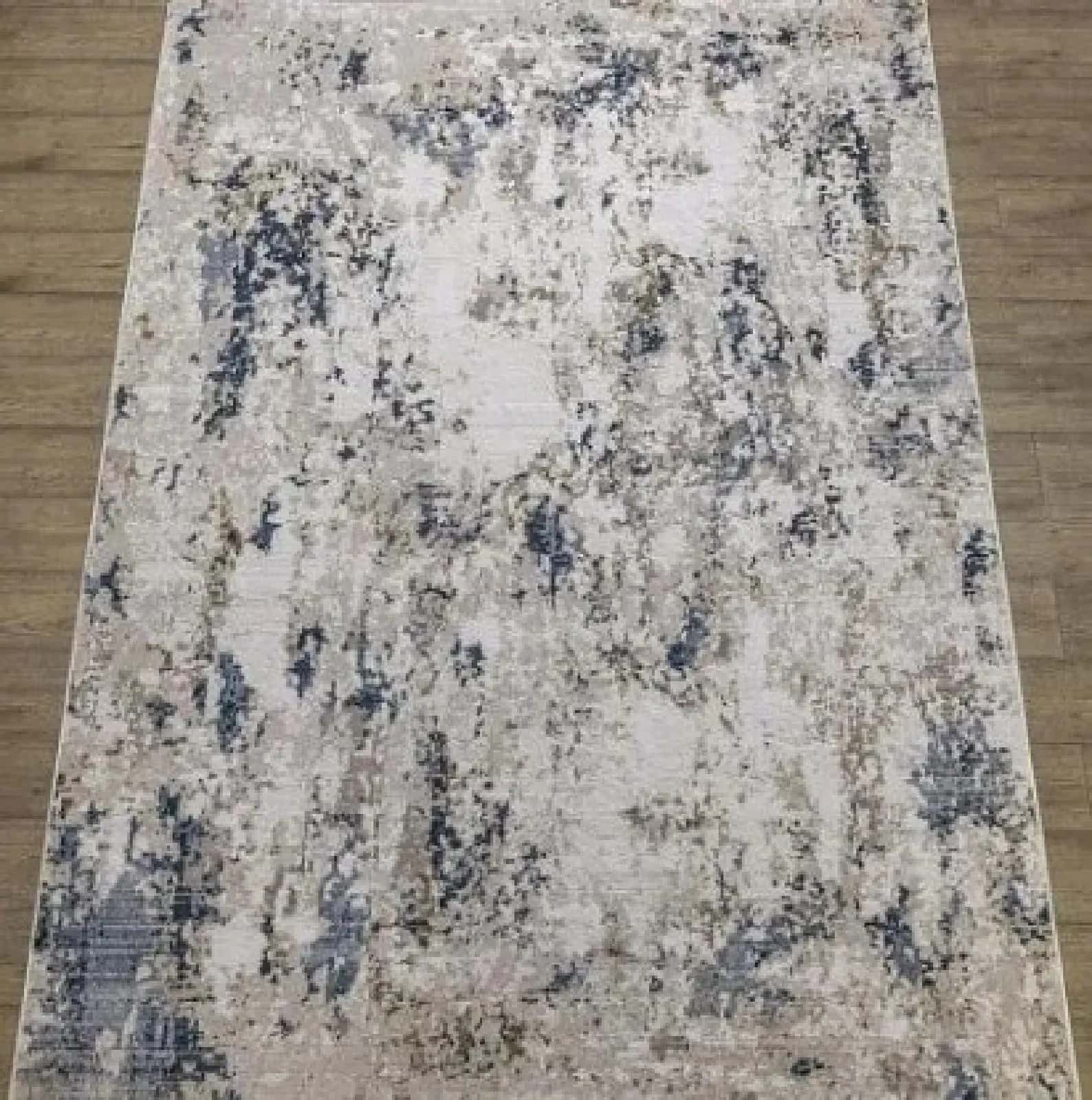 Ковер Турция Polo K723B CREAM / BLUE 1.2x1.8м