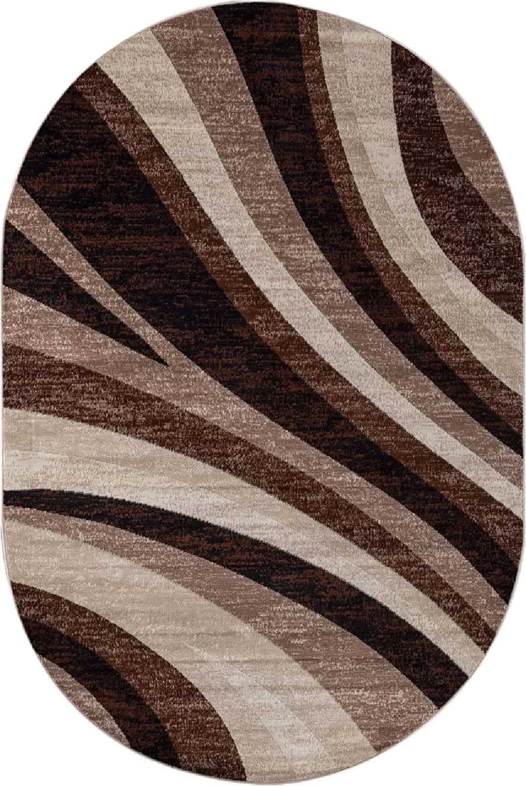 Ковер MERINOS GAVANA d234 BEIGE Овал Овал 1.5x1.9м