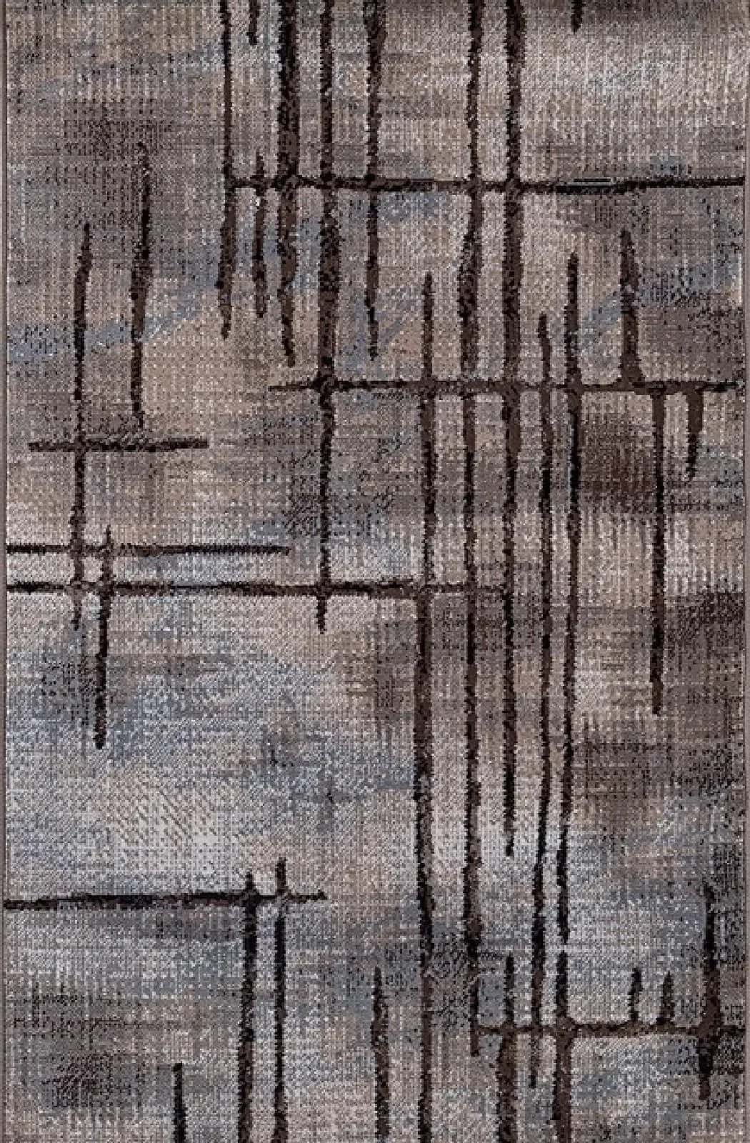 Дорожка MERINOS SIERRA D717 BEIGE-BLUE 2 3м