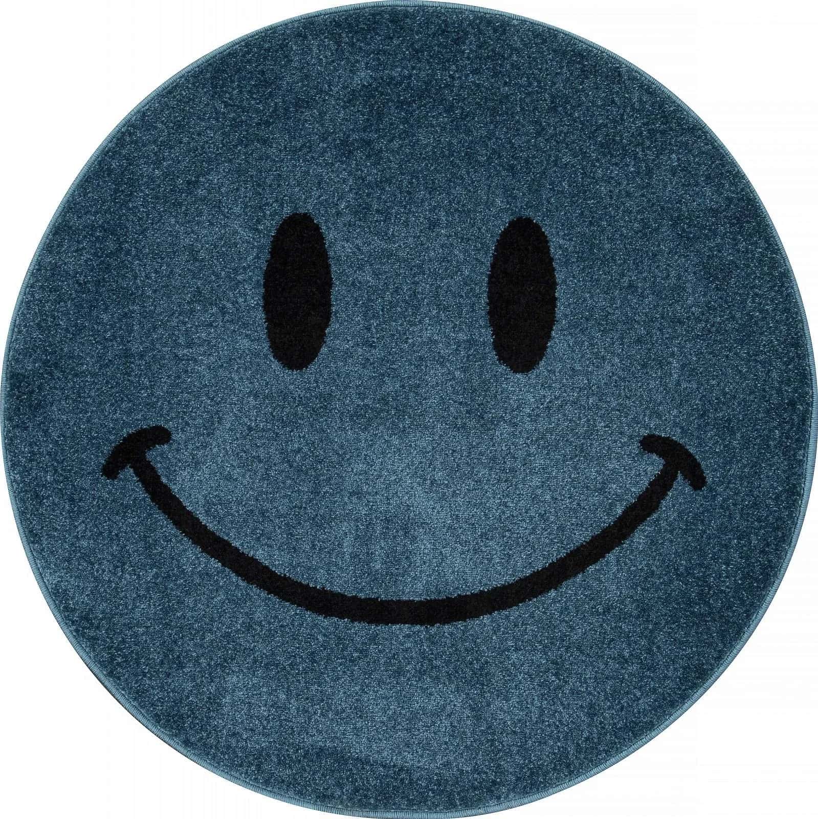 Ковер Ковер MERINOS SMILE 2 NC19 BLUE Круг 1x1м
