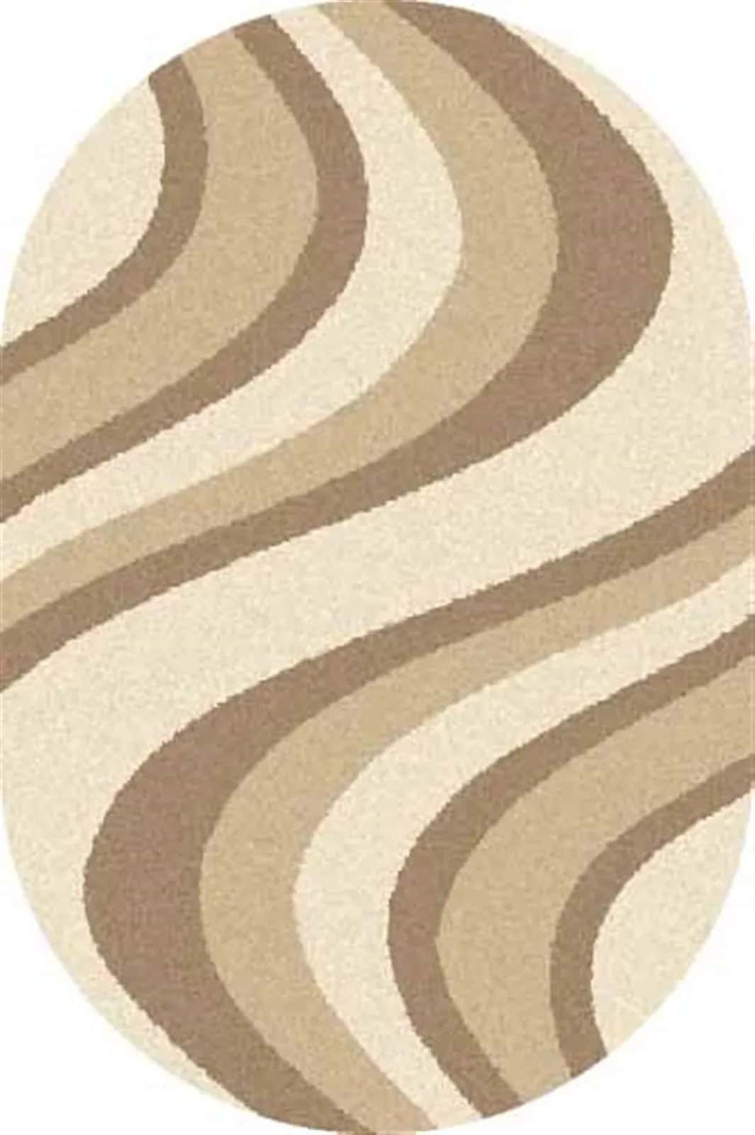 Ковер Merinos Platinum t617 CREAM Овал Овал 2x5м