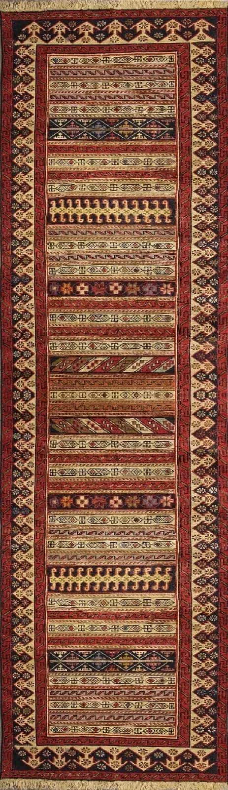 Шерстяной Иранский ковер ручной работы 2.85x0.82